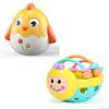 Rattle Toy Baby 0-3-6 - 8-12 Months Baby Newborn 1 Year Old Soft Glue Hand Ball Can Bite