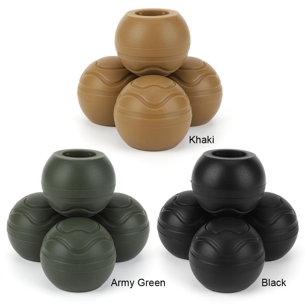 4pcs Camping Stool Leg Caps Non-slip Outdoor Folding Chair Foot Cover Stabilizing Rubber Ball Feet Fishing Chair Accessories