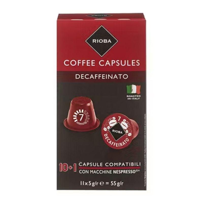 Rioba Decaffeinated Coffee Capsules (11 Count)