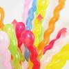 Long Latex Balloons with Pump Flying Screaming Rocket Balloons Colorful Spiral Balloons for Parties Birthdays Events