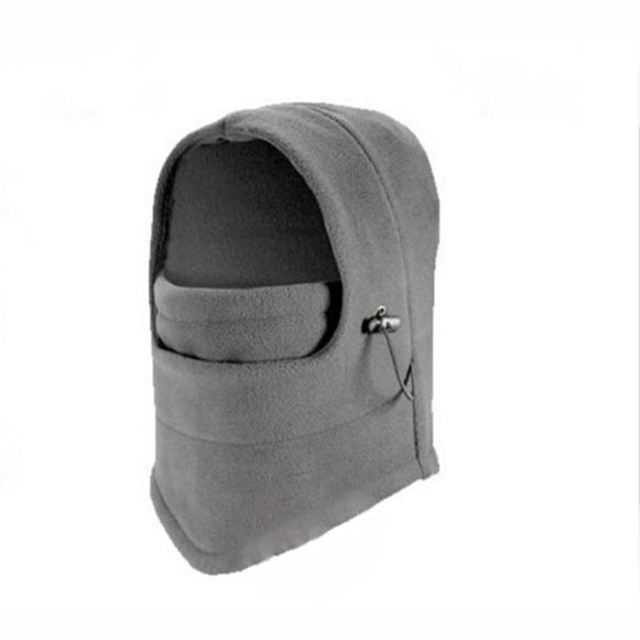 Man Thermal Winter Wind Protection Hooded Fleece Neck Prevent Warm Full Face Mask