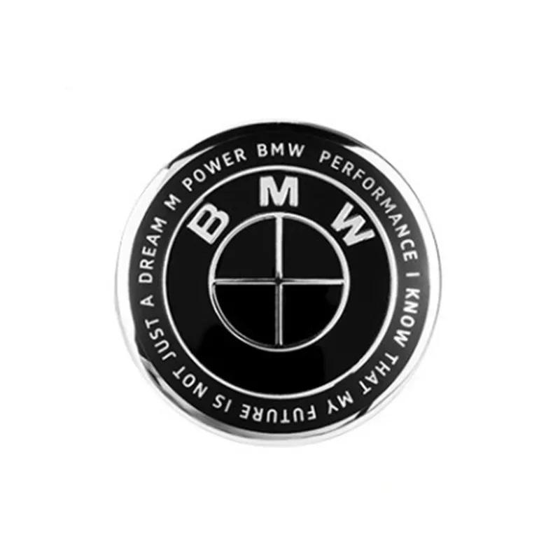 2 Stück ABS 74mm 82mm Front Motorhaubenlogo Heckklappenemblem Plakette Für BMW E39 E46 E90 E30 E36 E60 G20 E87 E91 E92 1 2 3 4 5 Zubehör
