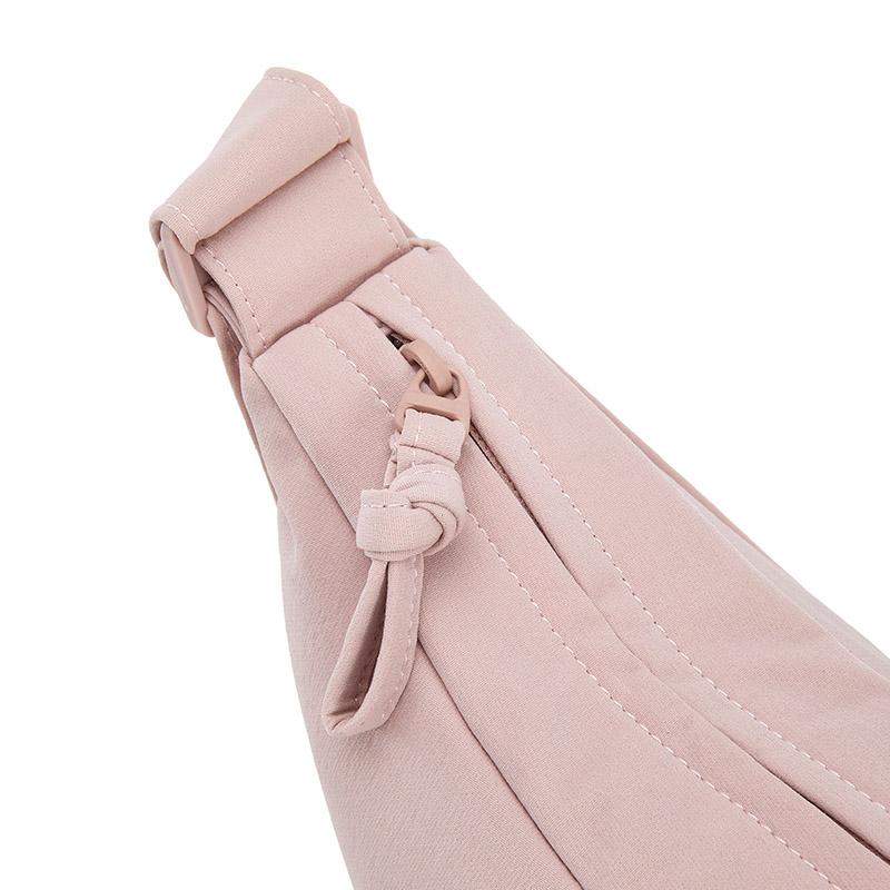 New FILA Fitness Fabric Dumpling Bag Shoulder Bag Women's Dusty Pink A13W531165FPK