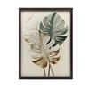 Złota Monstera Złota Monstera, 40X50 Cm, Bez Ramy, Papier Matowy 230 Gsm