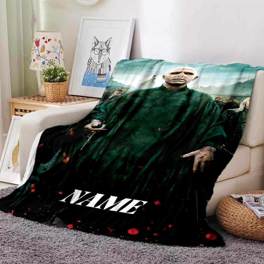 Custom Name Dark Magic blanket for Couch & Bed, Plush Cozy Fuzzy Blanket Super Soft & Warm Blankets for Fall and Winter. 090886