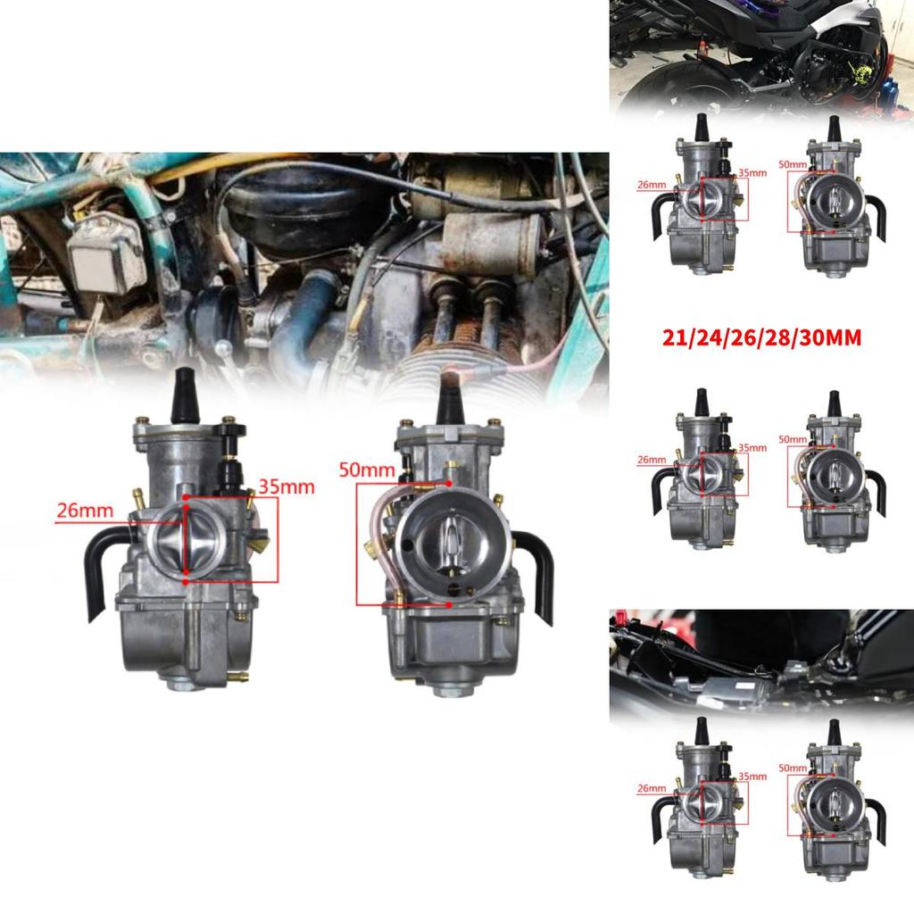 High Performance Pwk Carburetor With Interface Nozzle Available In 21 To 34mm Sizes For Atv And Utv Modifications