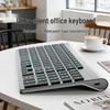 Dual-Mode Backlit Bluetooth Wireless Keyboard & Mouse Set with Eight-Color Lighting