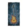Electric Guitar Beach Towel, Microfiber Quick Dry Bath Towel for Travel Sport Spa, Sand Proof Absorbent Towels for Swimmers Teen