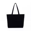 Canvas Tote Bag With Solid Color For Shopping And Gift Use