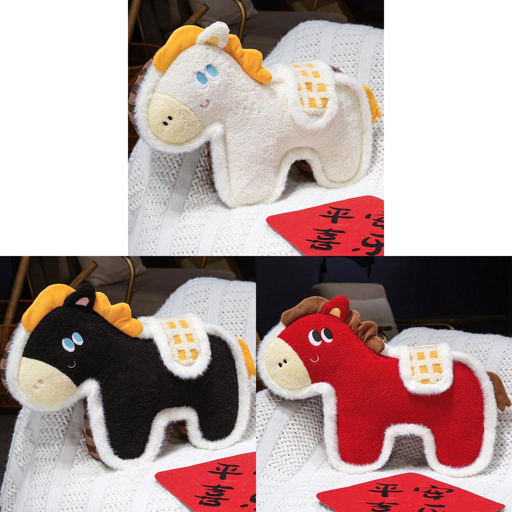 Horse Plush Toy With Pp Cotton Filling For Corporate Yearend Gifting And Lucky Draw Events