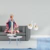 Nativity Scene Sculpture Swan Figurine Acrylic Table Ornament Ceramic Statue Standing Decor with