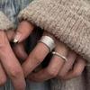 Chic Copper Geometric Ring For Women With Adjustable Open Design Perfect For Any Occasion