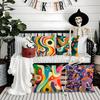 Abstract Geometric Pattern Pillow Case Silky Short Plush With Invisible Zipper Dustproof Sofa Cushion Cover For Home Decor