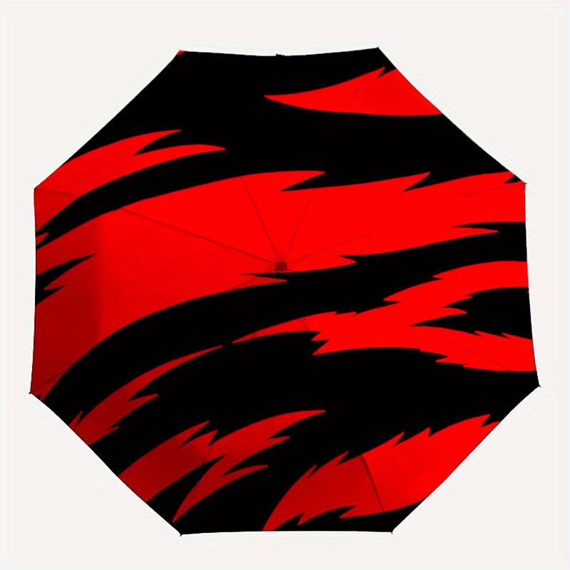 

1pc Tiger stripe pattern Automatic Open/close Folding Umbrella, Compact Portable Travel Umbrella,Durable Construction yy250814147