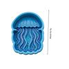 Reusable Ocean Themed Garden Art Mold 15.7" Silicone DIY Sea Theme Mould Decoration Concrete Stepping Stone Molds