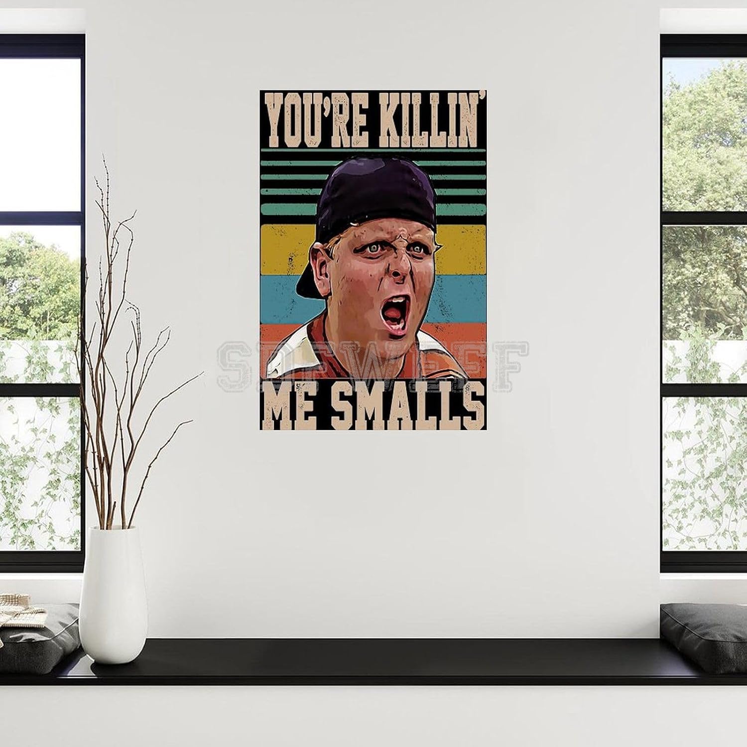 

SDFWEFF Movie The Sandlot Poster Ham Porter Poster You re Killing Me Smalls Art (1) Canvas Painting Wall Art Poster for Bedroom Living Room Decor 24x36inch(60x90cm)