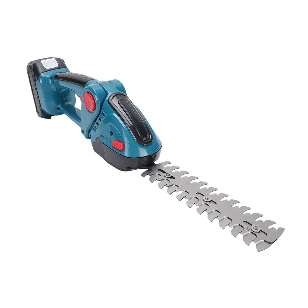 2 in 1 Cordless Hedge Trimmer Rechargeable Handheld Electric Grass Shear for Yard Garden Lawn