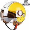 BEON Motorcycle Helmet Open Face Casco Moto Electric Scooter Helmet DOT Certified Retro Vintage Helmet Motorbike Racing Capacete