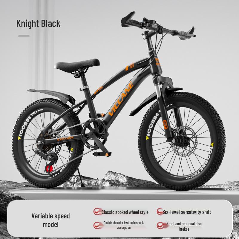 20 Inch Variable Speed Mountain Bike for Children Ages 7-11