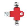 Tee Connector Coupling 3‑Way Tubing Hose Steel   for Motorcycle ATV Modification