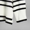 High Neck Striped Jumper for Women Autumn Winter High Neck Pullover Knitwear Versatile Loose Fit Jumper Luxurious Relaxed-fit Slimming Versatile Top
