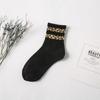 Spotted Leopard Print Women Socks Fashion  Mid-Tube  Socks For Girls Novelty Animal Pattern Japanese Style Autuma Spring  Summer