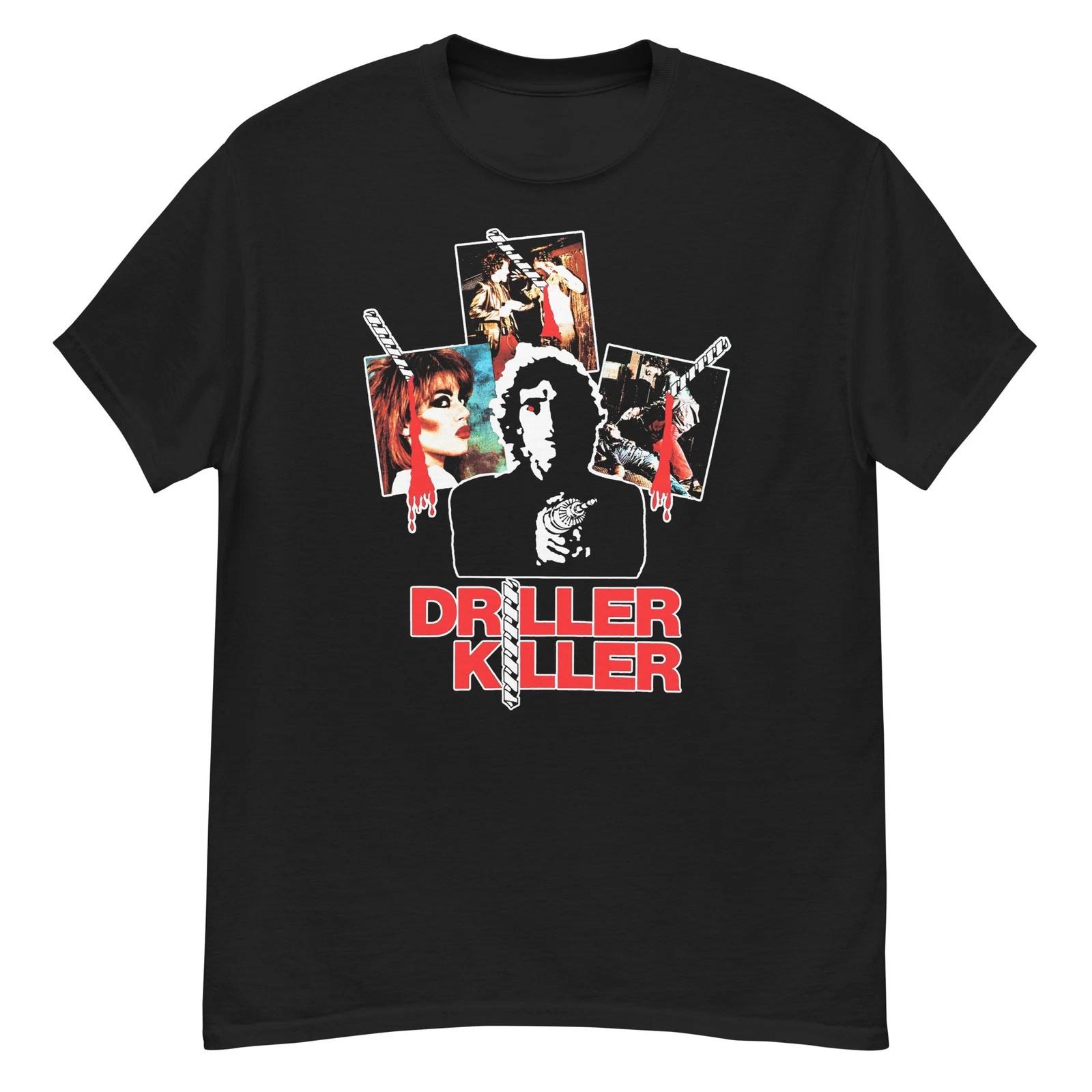 The Driller Killer cult slasher film fan art t-shirt L