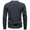 Men's Pullover Sweater Jumper  Knit Crewneck Plain  Neck Vintage