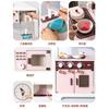 Wooden Children's Morandi Kitchen Play House Kitchenware Simulation Stove Toy