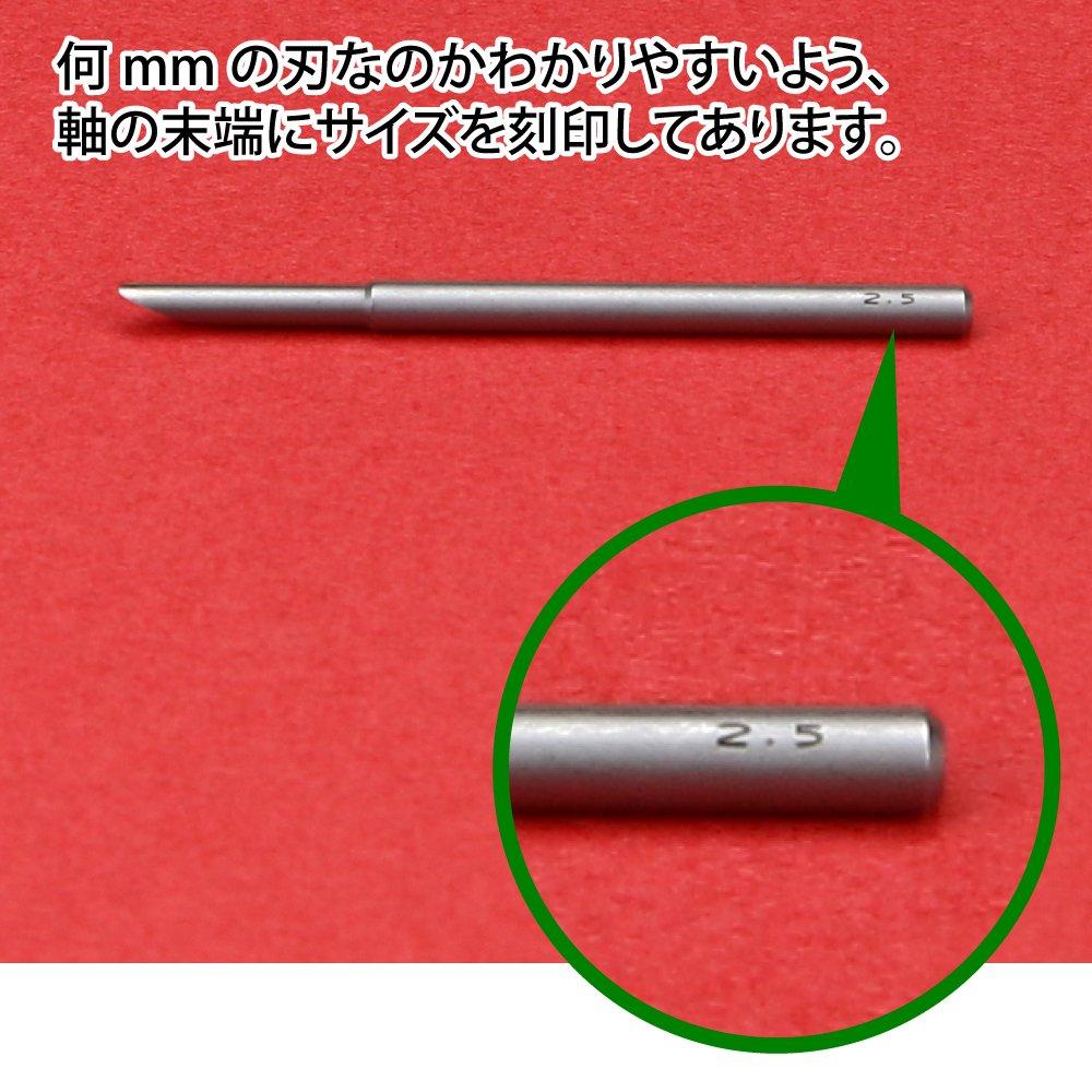 God Hand Bit Blade Round Knife Set of 5 GH-BBM-1-3