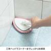 Yamazaki Sangyo Handy Unit Bath Bon-kun Bathroom Cleaning Brush, Pink, 157877
