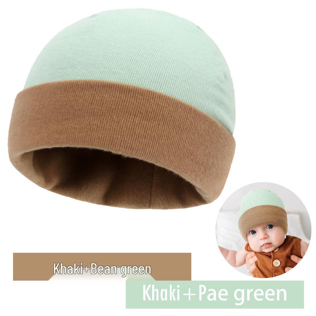 Matching Color Brushed Cap for Newborns: Spring, Autumn & Winter Styles, Double Size, 28 Colors