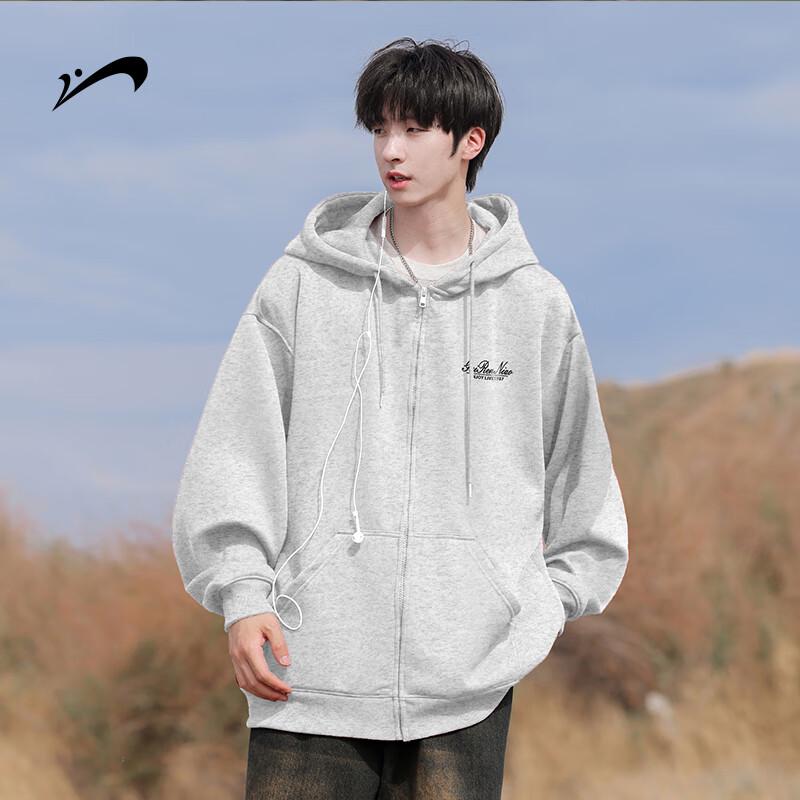 

Guirenniao Men s Heavyweight Casual Zip-Up Hoodie 2XL
