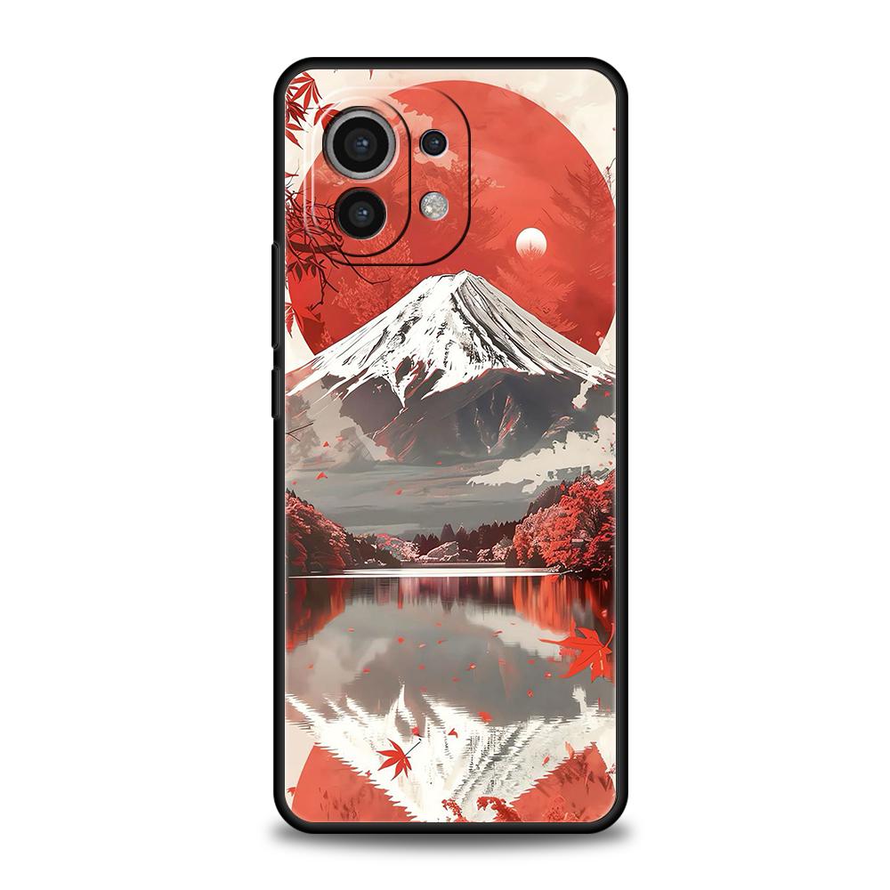 Japanese Anime Landscape Art Phone Case For Xiaomi 15 14 13 12 Lite 14T 13T 12T Pro Poco X7 X6 X5 X4 X3 NFC F7 F6 Pro Cover