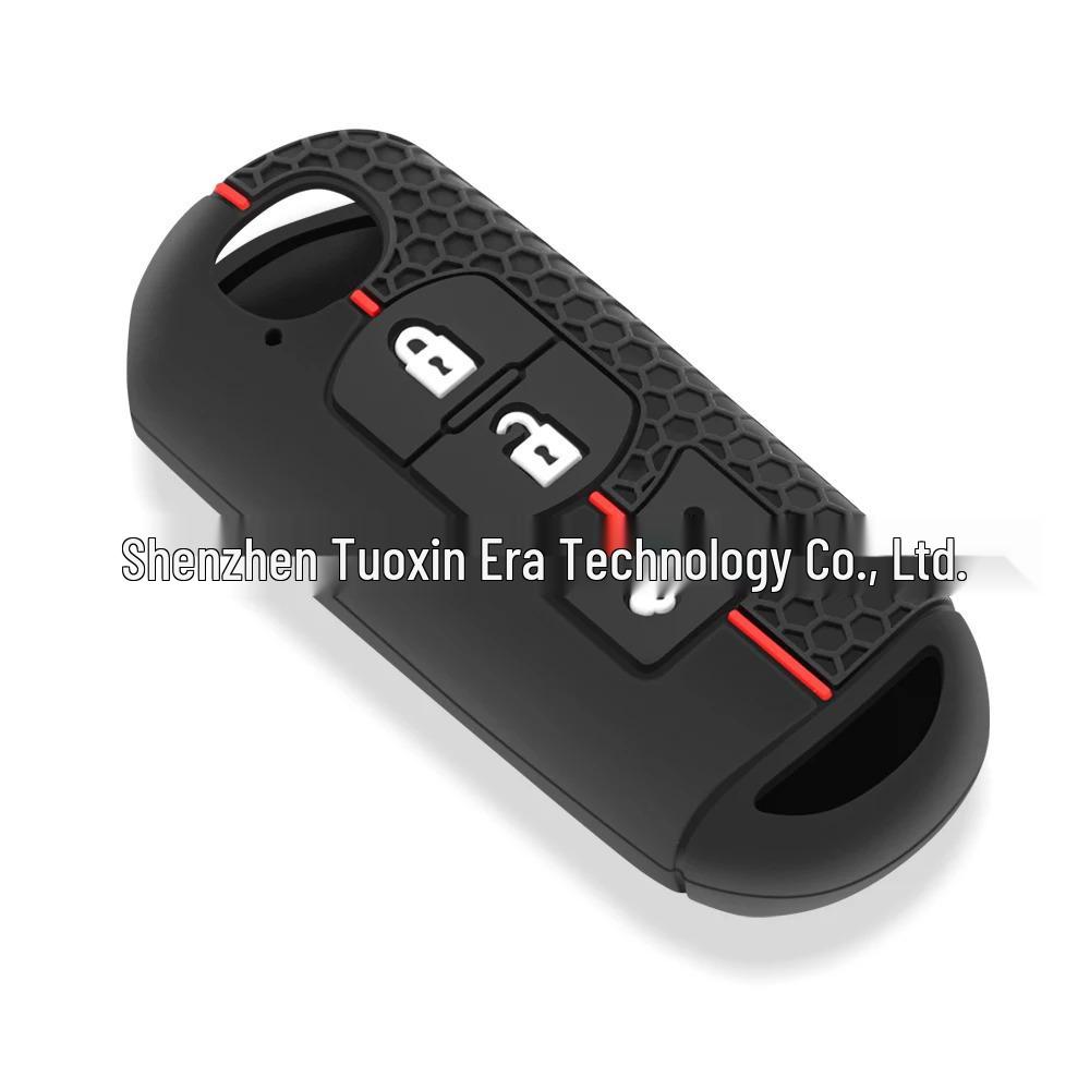 

Mazda 3-Button Key Cover: Honeycomb Silicone for Mazda 6, Atez, CX-4, CX-5