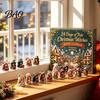 Christmas Party Favors for Friends Witches Advent Calendar 2026, 24 Days Yule Countdown Box, 2D Festive Gift Box Collectors Acrylic Witch Figurine