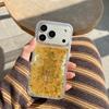 Golden Flowing Sand Anti-fall iPhone 14/13 Pro Max Case