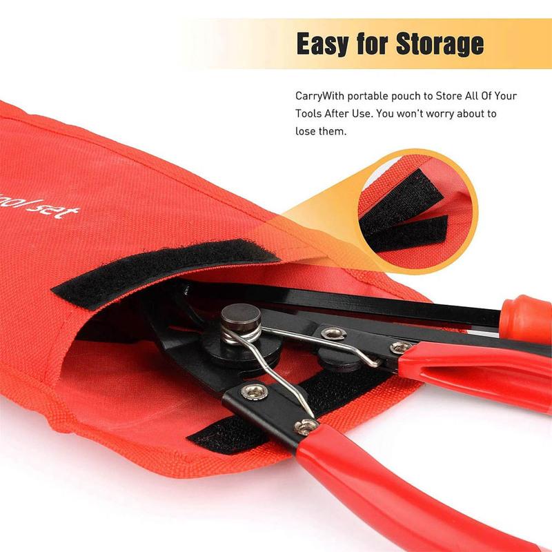 3Pcs Wrench Clip Pliers Set Fastener Remover Auto Headlight Combo Repair Tools Kit for Car Door Panel Dashboard Machine Workshop