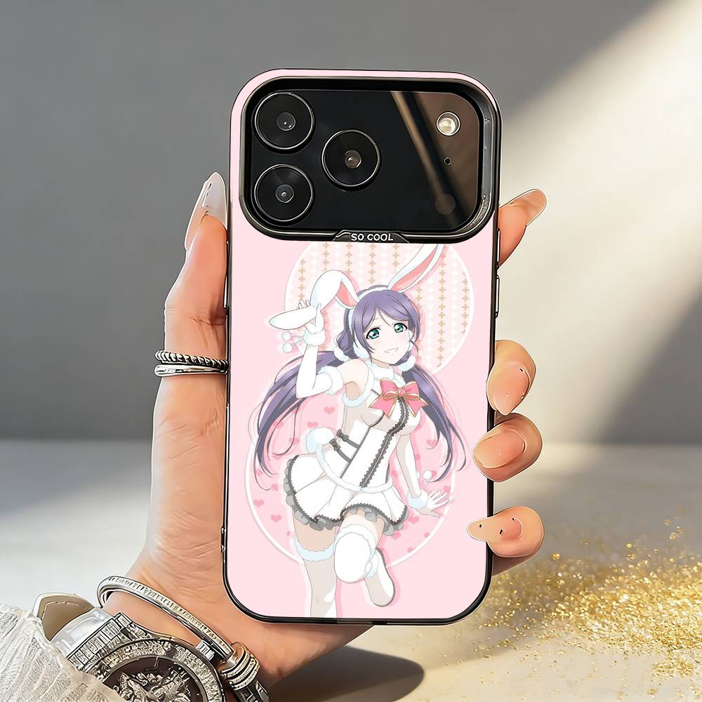 

Love Live School ldol Diary Phone Case For iPhone17,16,15,14,13,12,11,Pro,MAX White Matte Shockproof Cover iPhone15