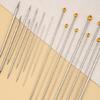7Pcs Double Pointed and Single Pointed Knitting Needle Set Long Stainless Steel Straight Knitting Needle for Knitting