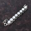 Rainbow Moonstone Bracelet 925 Sterling Silver Bracelet Adjustable Chain Bracelet Handmade Gemstone Jewelry Gift For Mother Vintage Bracelet