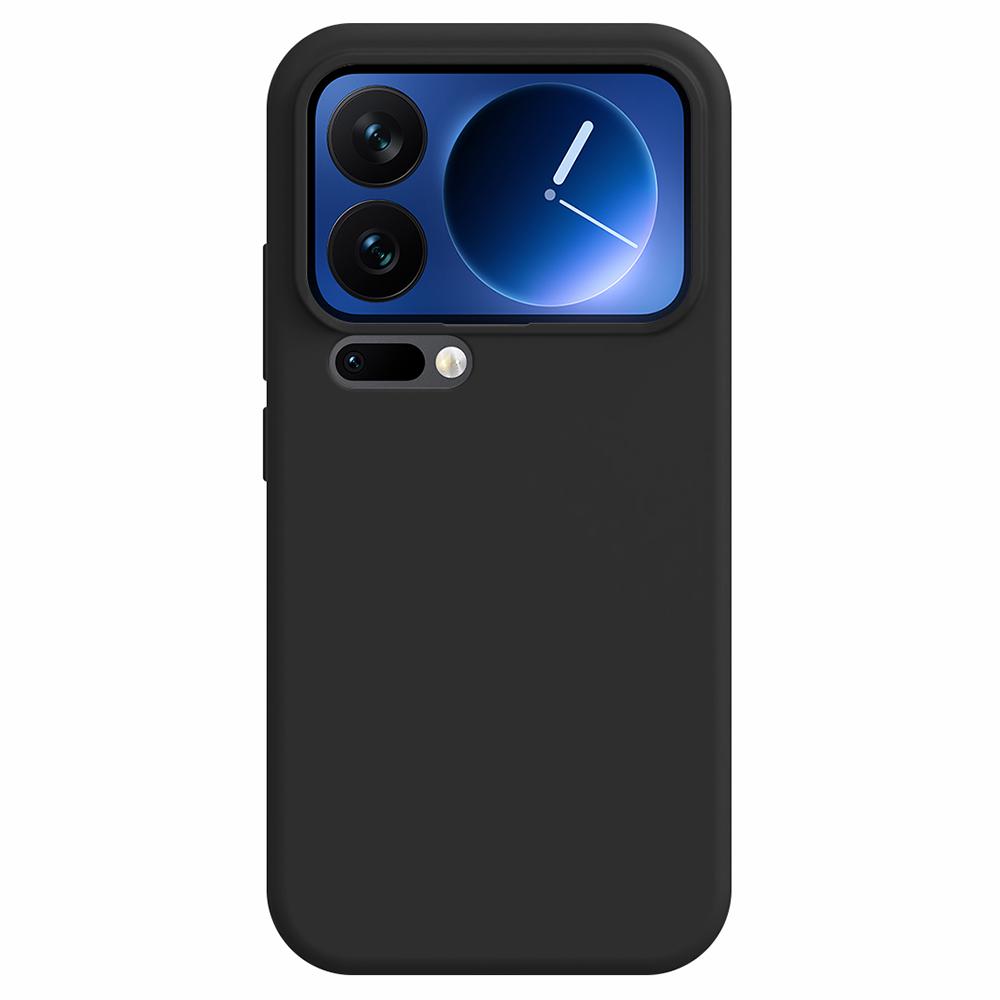 For Xiaomi 17 Pro Case Skin-Friendly Liquid Silicone + PC Phone Cover