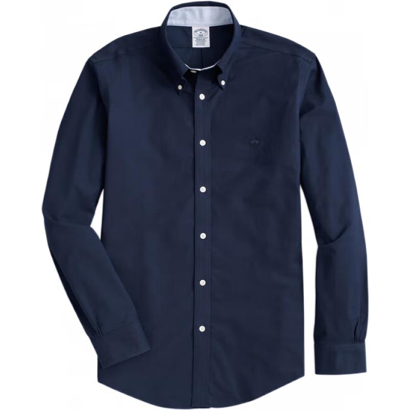 Brooks Brothers Men s Easy-Care Embroidered Casual Shirt L