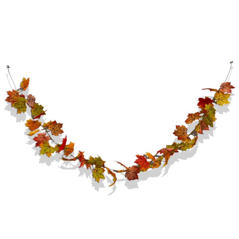 

Хэллоуин Кленовый Лист Тартан Новый Сад Домашнее Украшение Дверь Настенный Висит