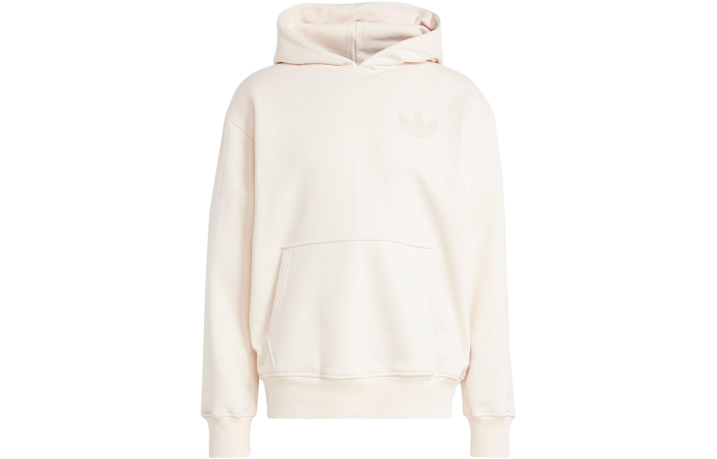 

Adidas Originals Sweatshirts Men s Wonder White Hooded Moderate Regular IV9696 L