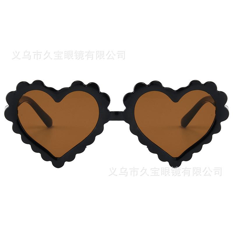 Kinder-Sonnenbrillen, UV-Schutz-Sonnenbrillen für Jungen und Mädchen, Süße Mädchen-Pfirsichherz-Kinderbrillenfabrik