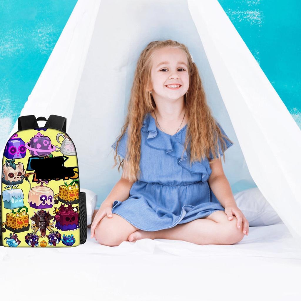 Girls Backpack Primary School Student Backpack Printed Children's Bag Shoulder Bag Pencil Case Three-piece Set