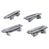 Vehicle Outside Door Handle Set, 4pcs Replacement Pulls for FJ80 LX450 1990-1998 Exterior Door-Opening Operation