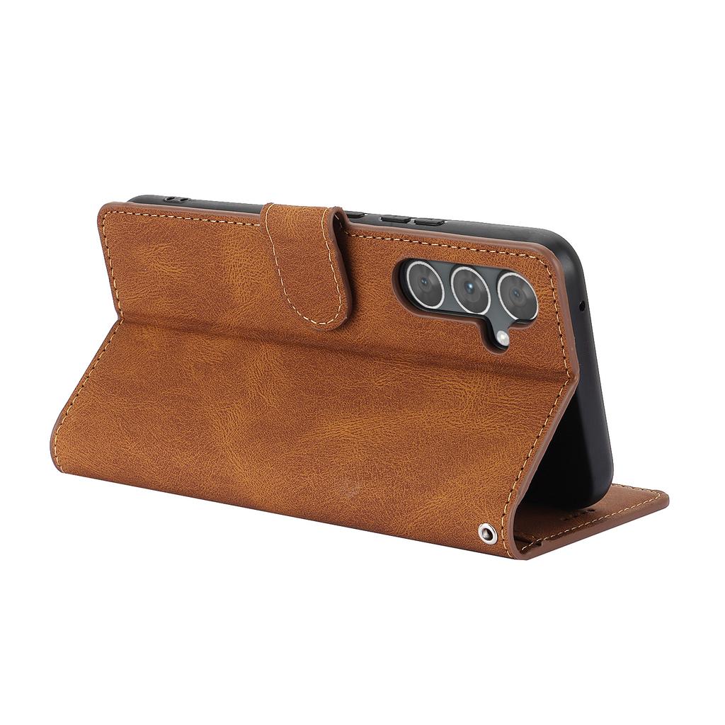 For Samsung Galaxy A17 5G / A17 4G / A26 5G Case PU Leather Phone Cover with Wallet Stand