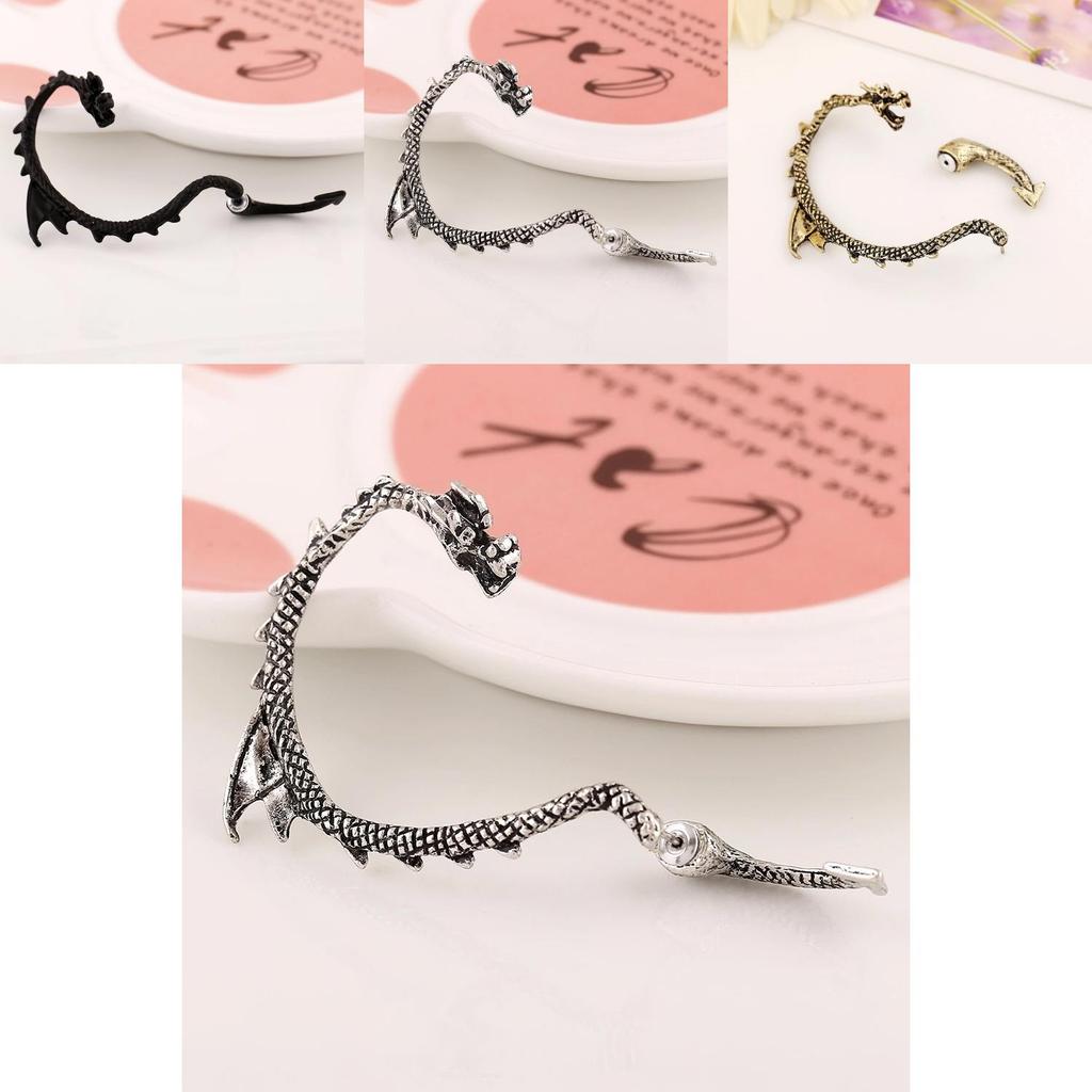 Gothic Inspired Alloy Earrings With Electric Plating For Trendy Women